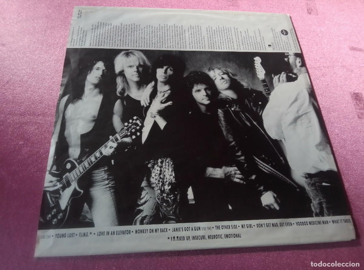 Discos de vinilo: AEROSMITH PUMP 1989 LP L3 2 43 - Foto 3