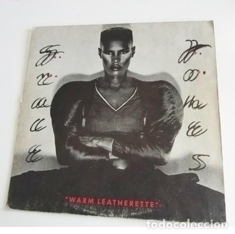 Discos de vinilo: GRACE JONES - WARM LEATHERETTE ( CUERO CALIENTE )- DISCO DE VINILO LP 1980 - M&Uacute;SICA New wave art pop
