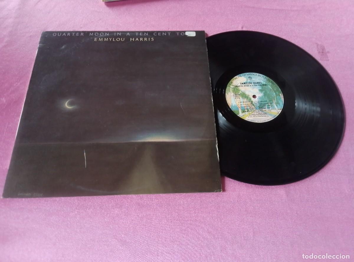 Discos de vinilo: EMMYLOU HARRIS QUARTER MOON IN A TEN CENT TOWN 1978 LP L3 2 43