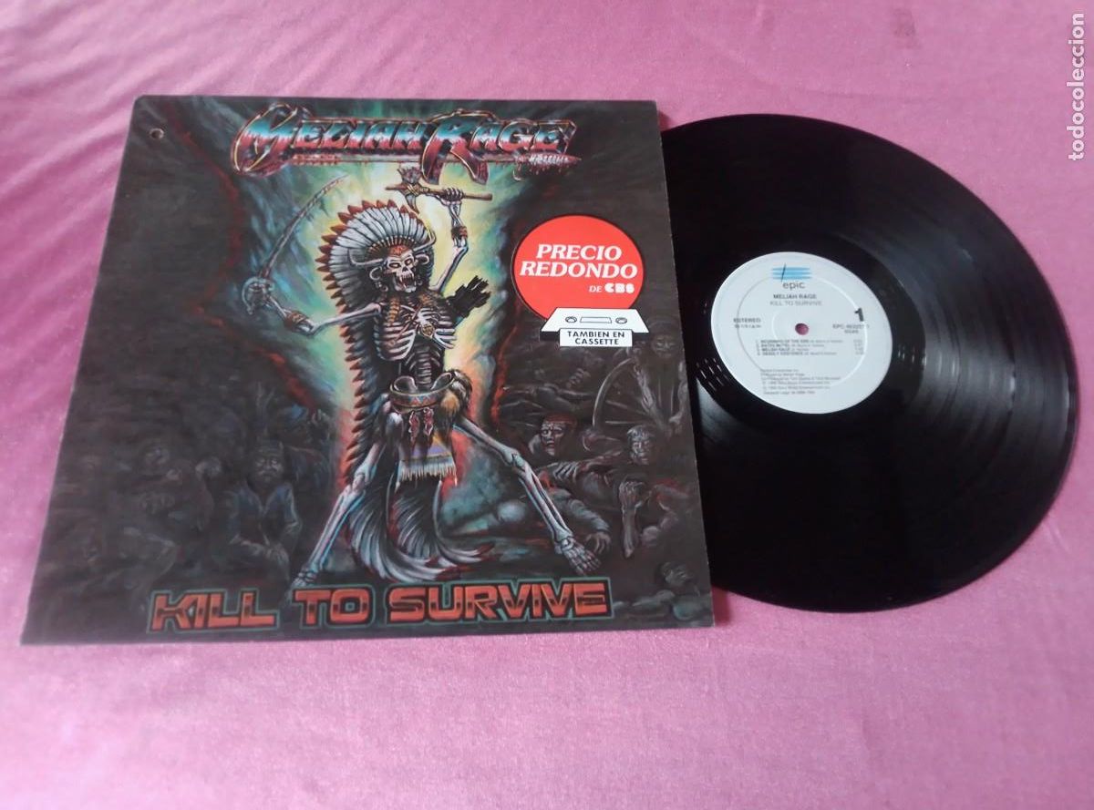 Discos de vinilo: MELIAH RAGE KILL TO SURVIVE 1992 LP L3 2 43