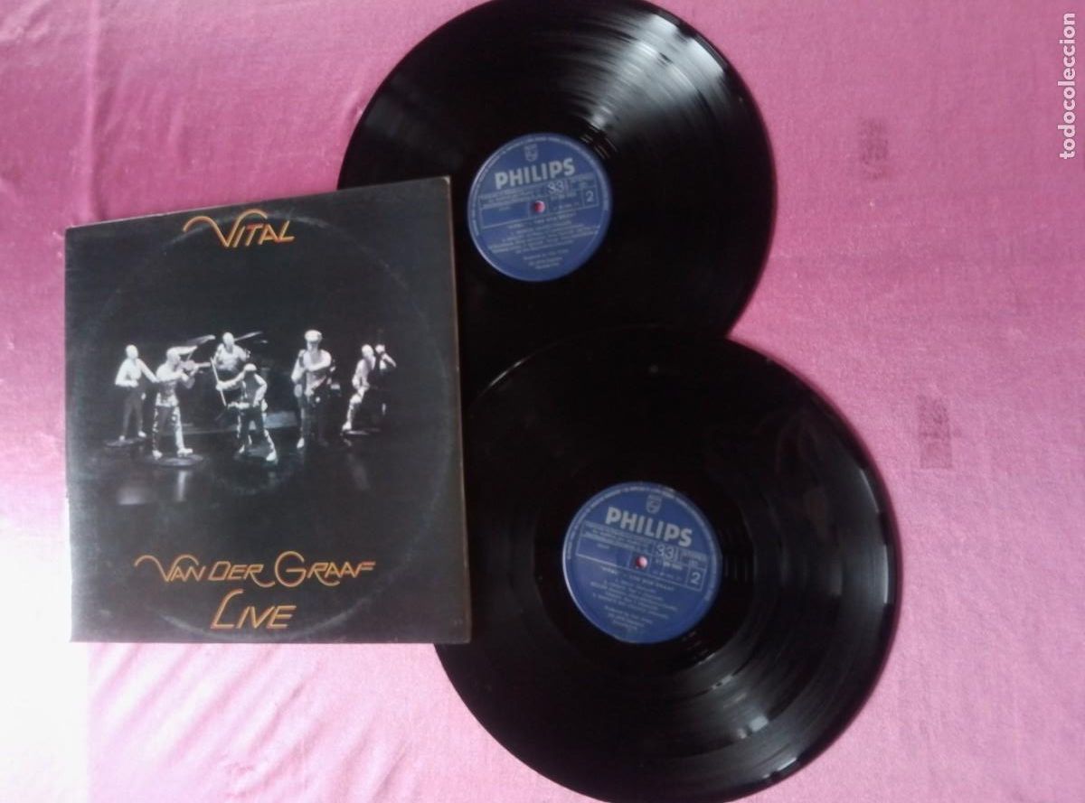 Discos de vinilo: VITAL VAN DER GRAAF LIVE 1978 DOBLE LP L3 2 43