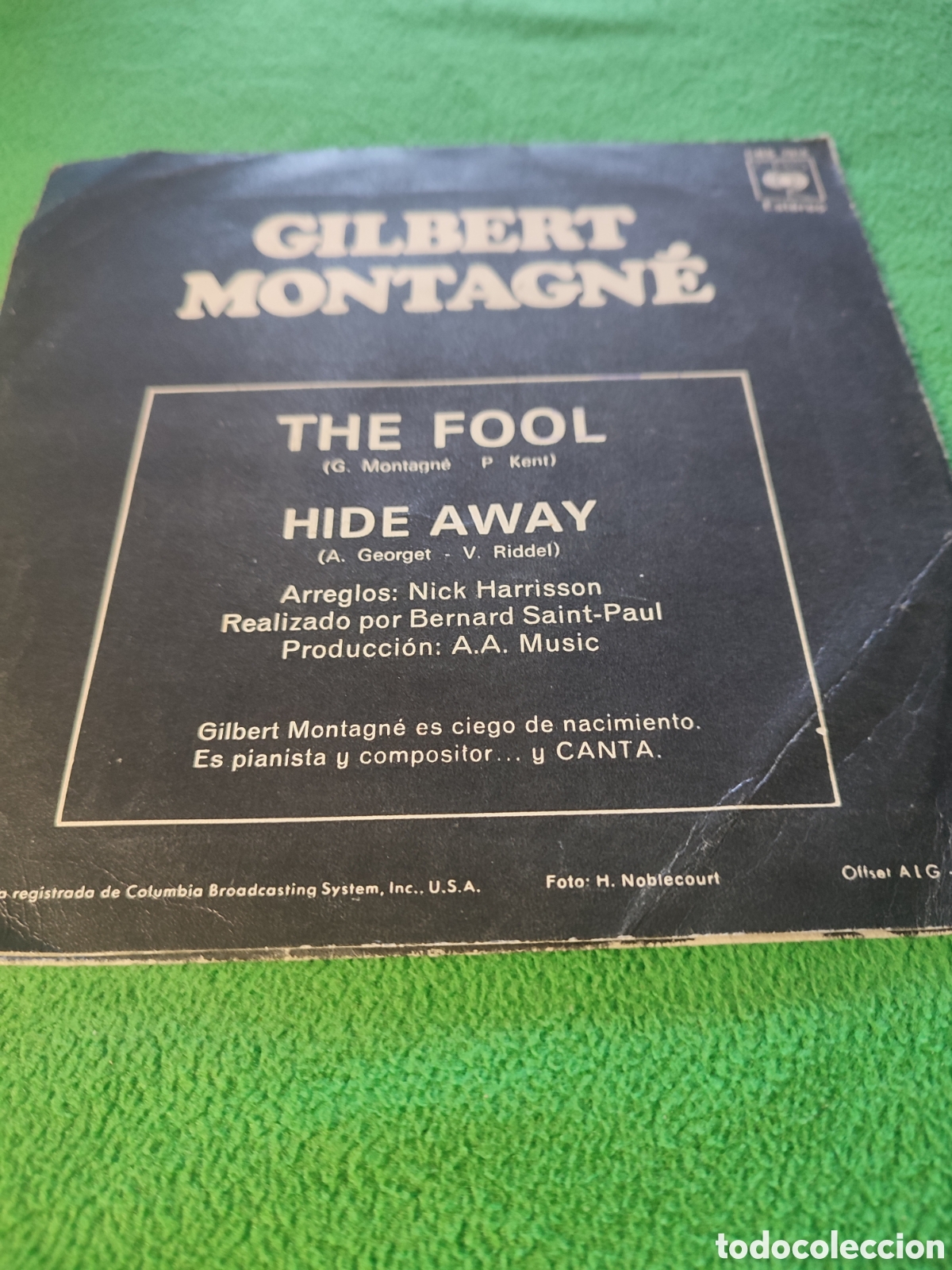 Discos de vinilo: Gilbert Montagne - The fool 1971 - Foto 2