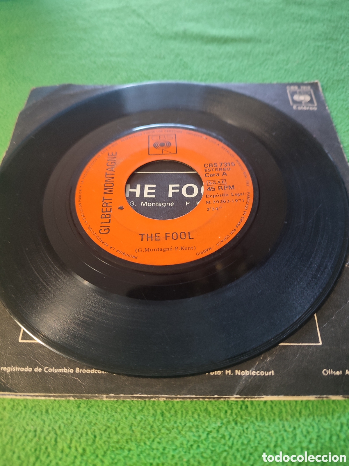 Discos de vinilo: Gilbert Montagne - The fool 1971 - Foto 3