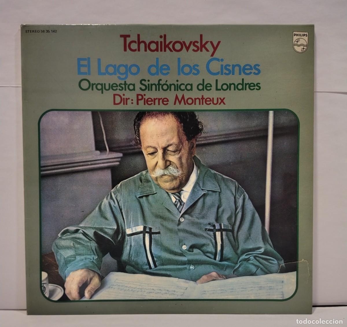Discos de vinilo: Tchaikovsky &ndash; El Lago de los Cisnes (Extractos) Pierre Monteux &ndash; Op 20. VINILO (LP, Reed). CCM2