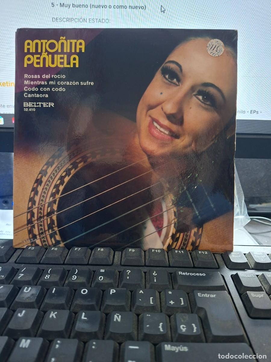 Discos de vinilo: ANTO&Ntilde;ITA PE&Ntilde;UELA - ROSAS DEL ROCIO - EP DE VINILO