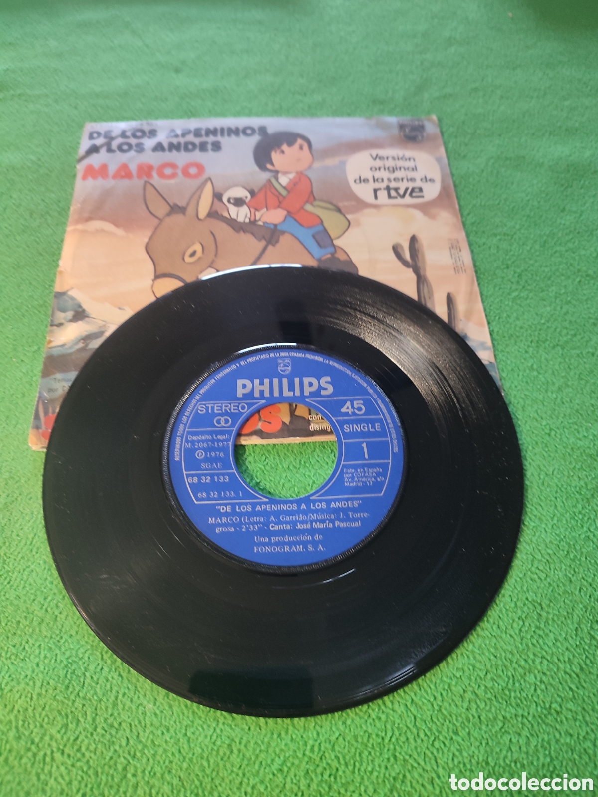 Discos de vinilo: BSO De los Apeninos a los Andes - Marco - Foto 2