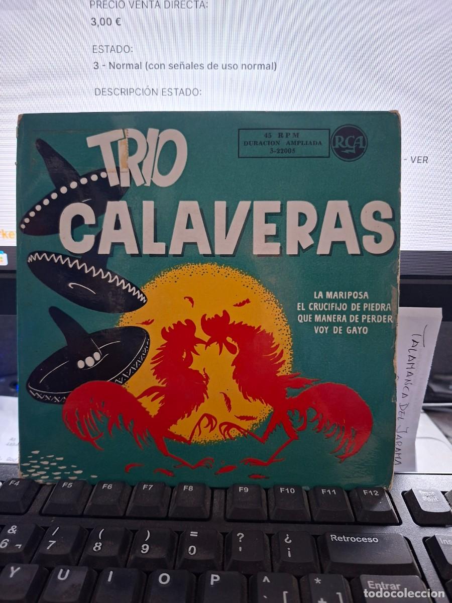 Discos de vinilo: TRIO CALAVERAS - MARIPOSA - EP DE VINILO