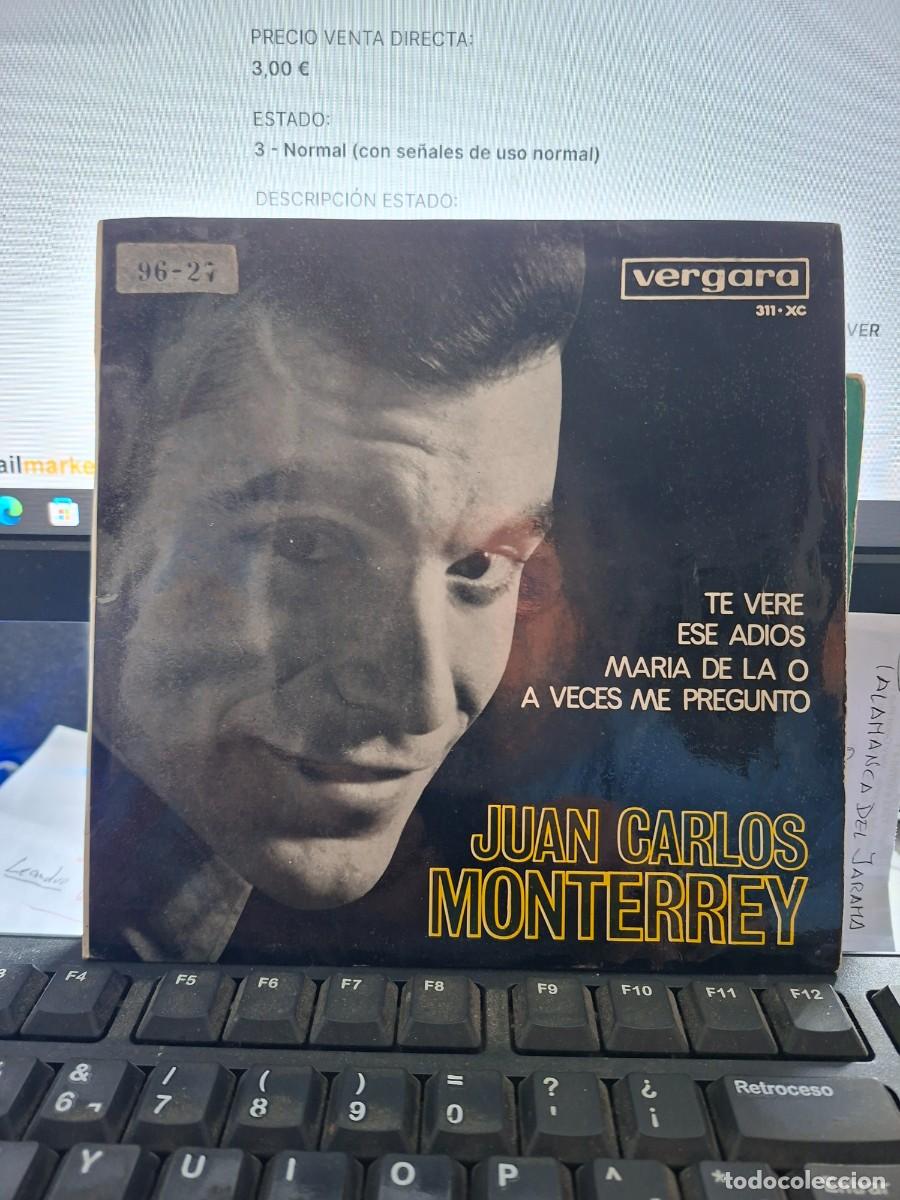 Discos de vinilo: JUAN CARLOS MONTERREY - TE VERE - EP DE VINILO