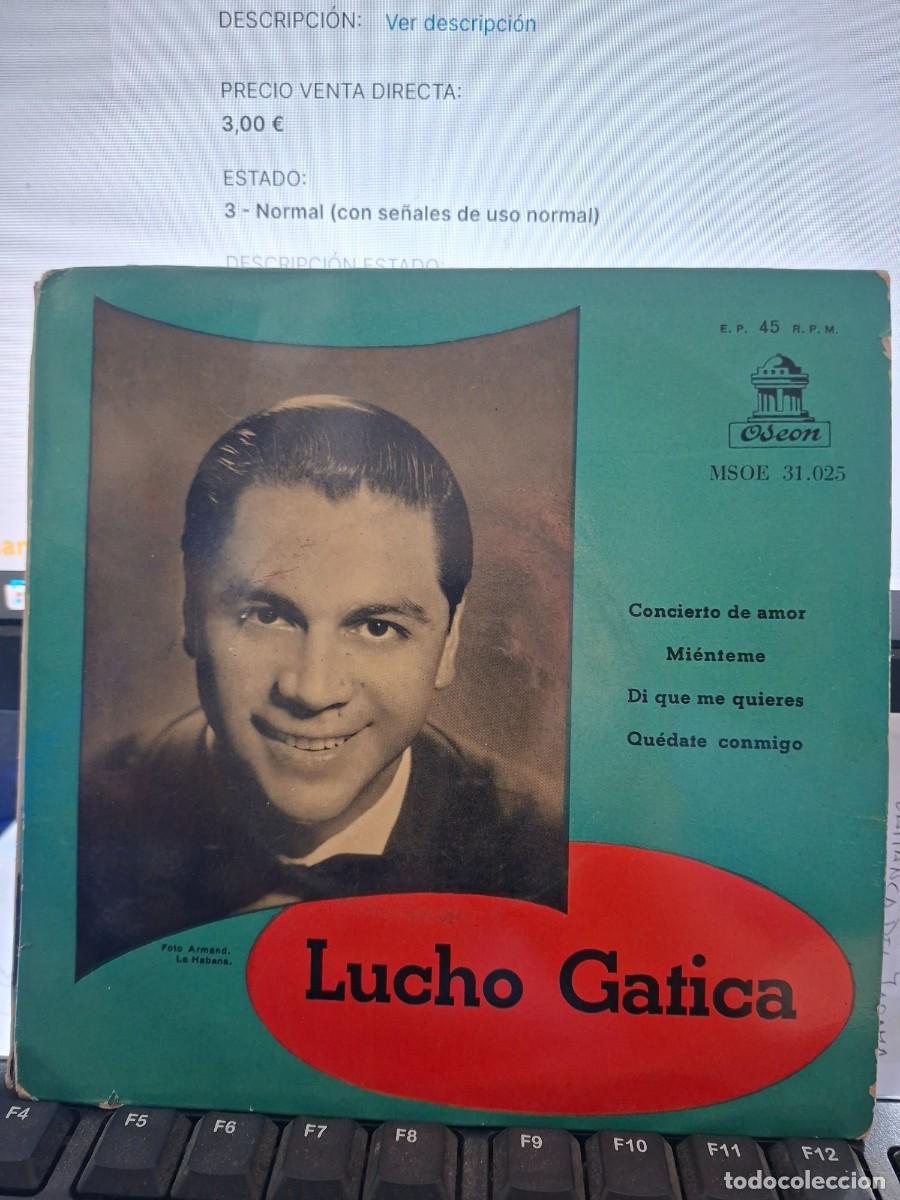 Discos de vinilo: LUCHO GATICA - CONCIERTO DE AMOR - EP DE VINILO