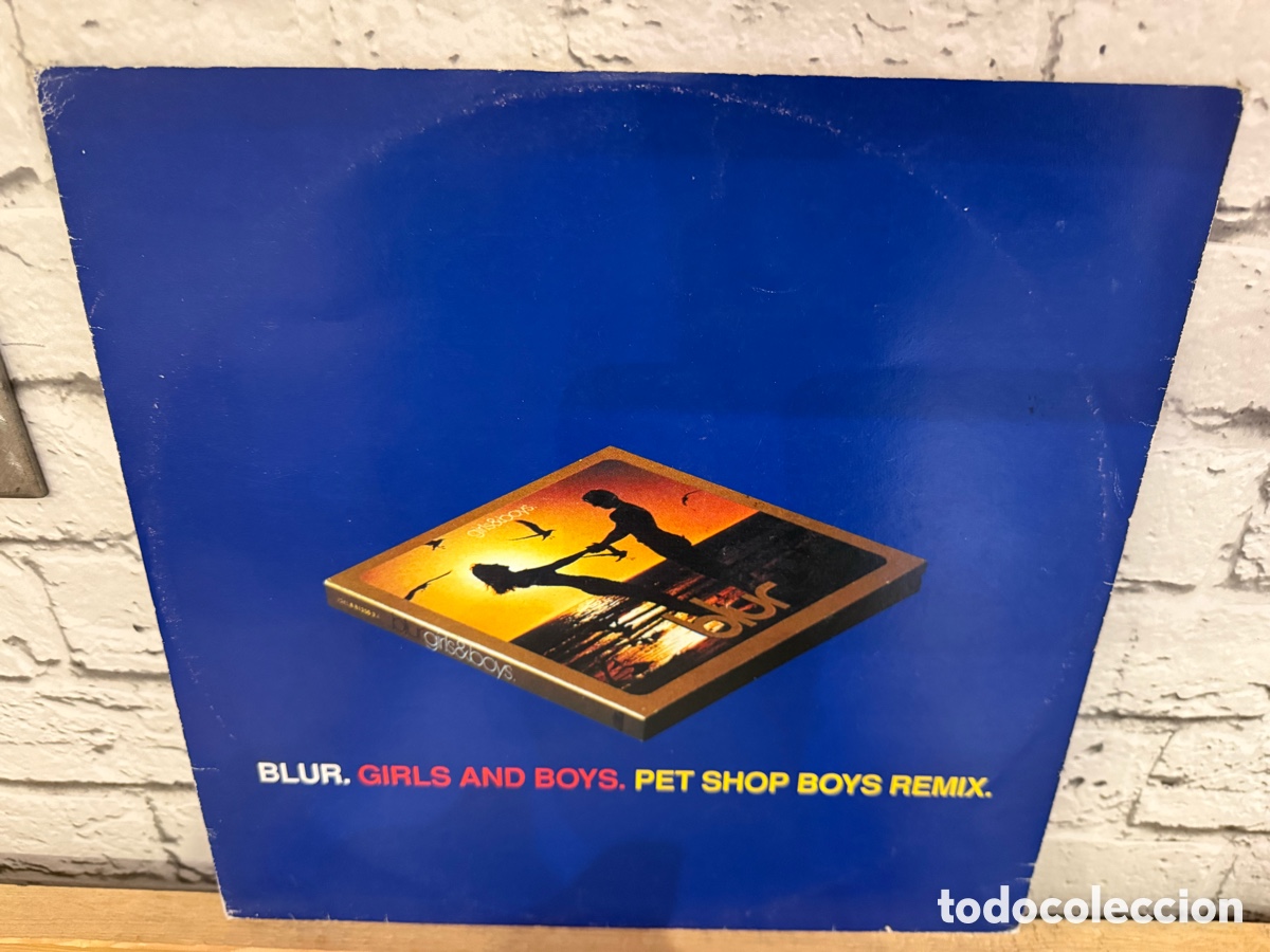 Discos de vinilo: Blur &lrm;&ndash; Girls & Boys (Pet Shop Boys Remix. Maxi vinilo 1994