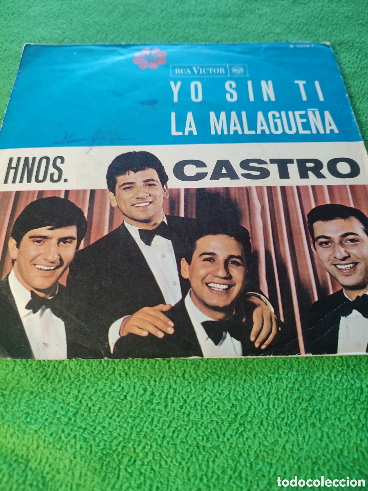Discos de vinilo: Hermanos Castro - Yo sin ti / La malague&ntilde;a