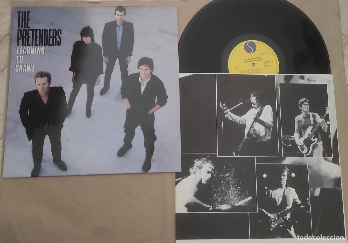 Discos de vinilo: THE PRETENDERS, LEARNING TO CRAWL. LP ESPA&Ntilde;A-1984-EXCELENTE COMO NUEVO- CONTIENE INSERT
