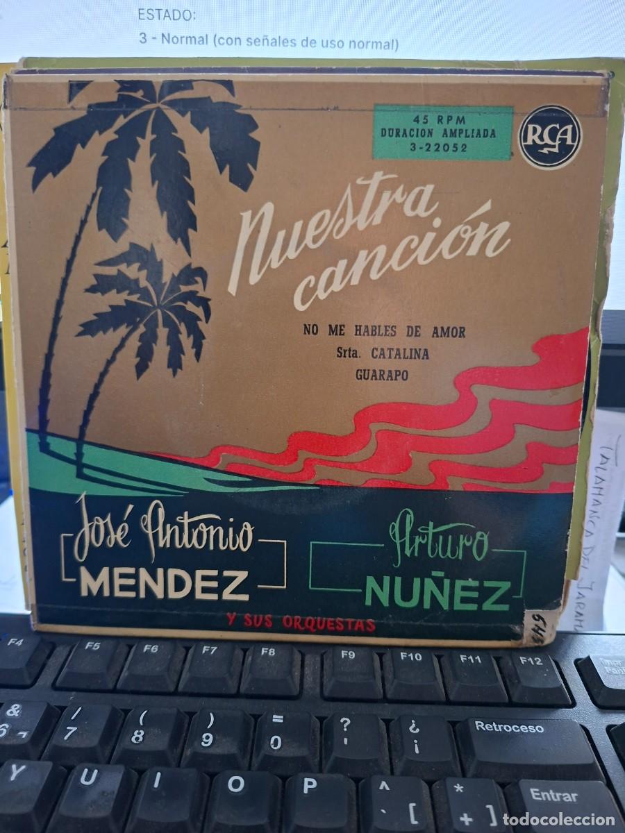 Discos de vinilo: JOSE ANTONIO MENDEZ / ARTURO NU&Ntilde;EZ - NO ME AHBLES DE AMOR - EP DE VINILO