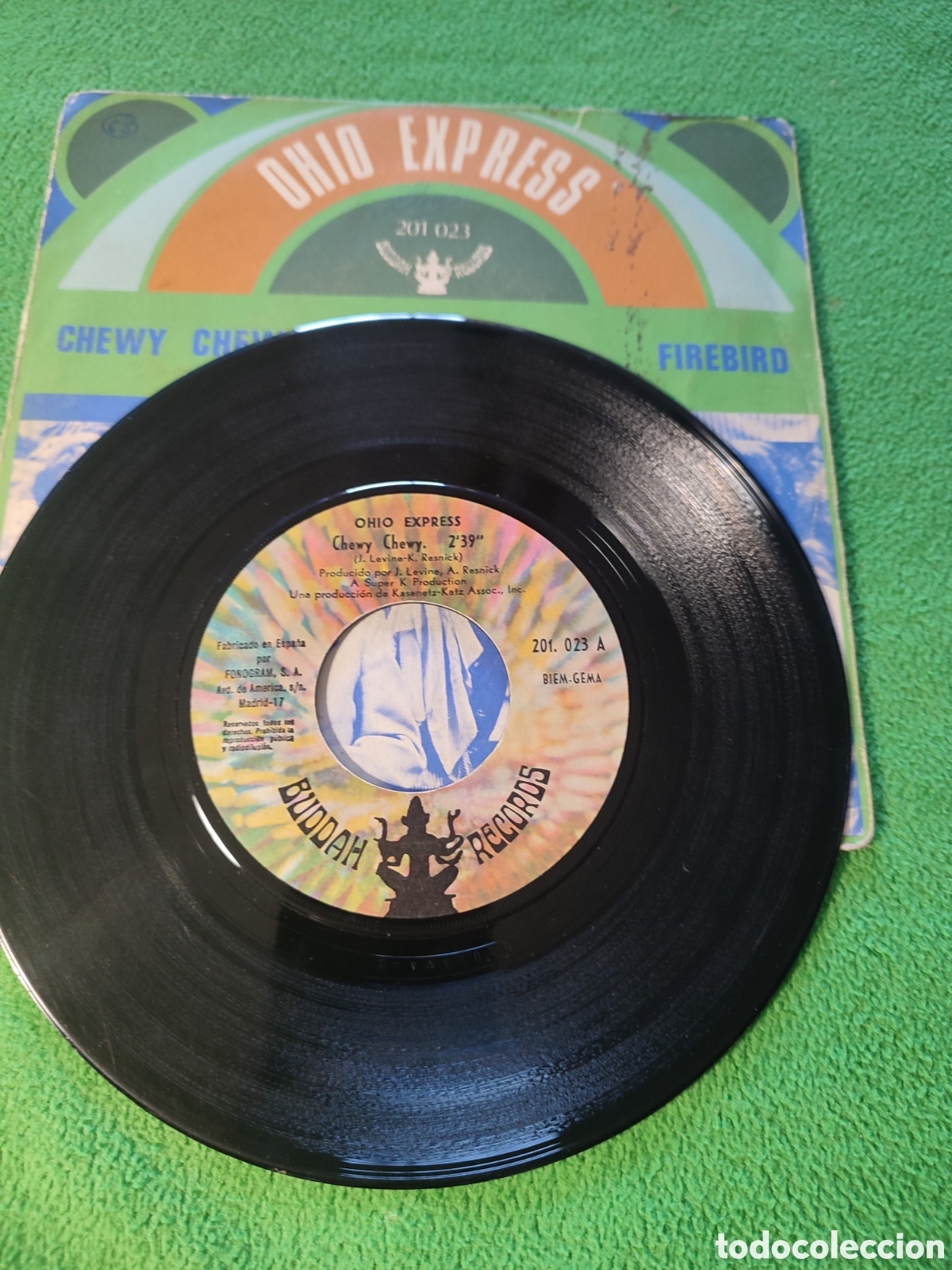 Discos de vinilo: Ohio Express- Chewy,Chewy / Firebird - Foto 2