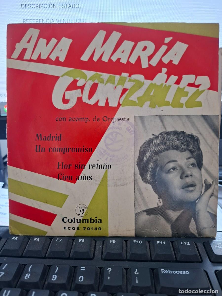 Discos de vinilo: ANA MARIA GONZALEZ - MADRID - EP DE VINILO