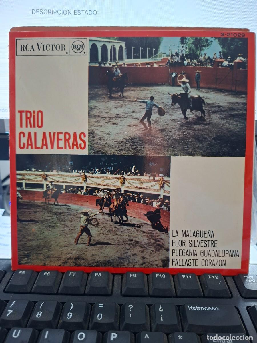 Discos de vinilo: TRIO CALAVERAS - LA MALAGUE&Ntilde;A - EP DE VINILO