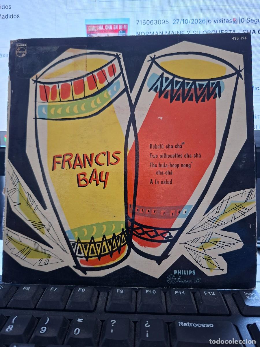 Discos de vinilo: FRANCIA BAY Y SU ORQUESTA - BABALU CHA CHA - EP DE VINILO