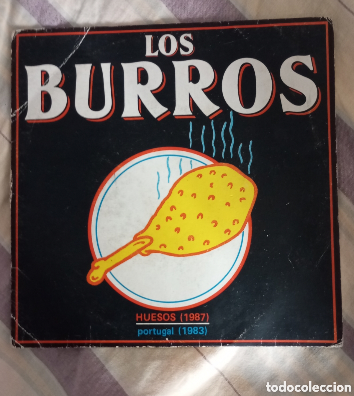 Discos de vinilo: Single Los burros huesos( 1987) Portugal ( 1983)