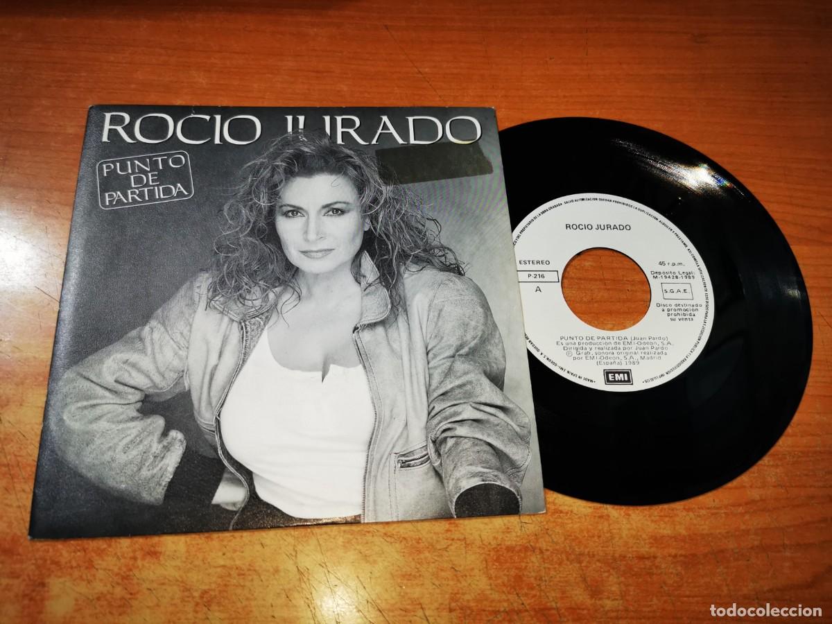 Discos de vinilo: ROCIO JURADO Punto de partida SINGLE VINILO PROMO DEL A&Ntilde;O 1989 JUAN PARDO CONTIENE 2 TEMAS