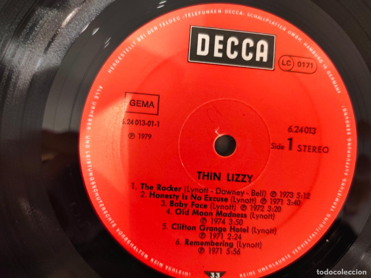Discos de vinilo: Thin Lizzy &ndash; Thin Lizzy- (1979) LP disco vinilo - Foto 3