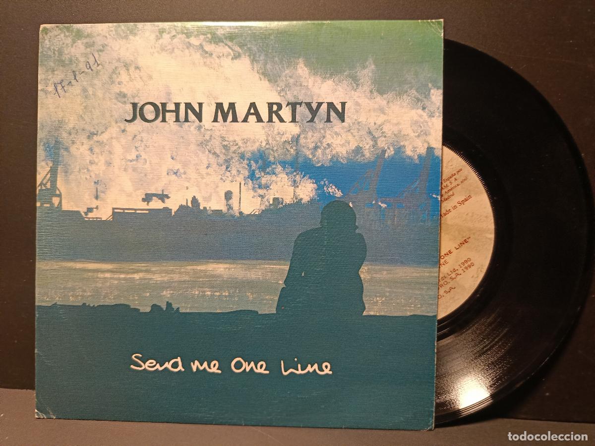 Discos de vinilo: john martyn sed me one line single 1990 pepeto