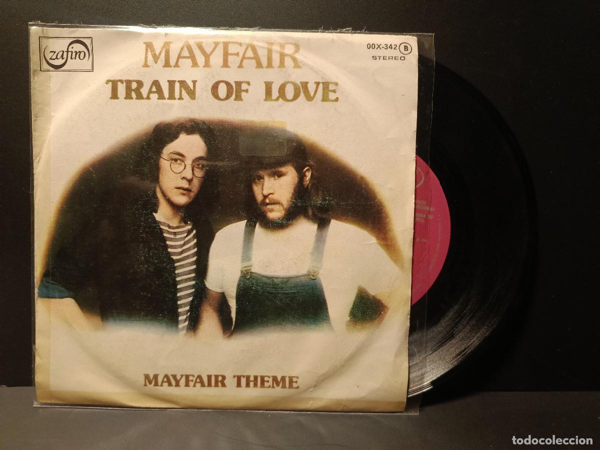 Discos de vinilo: mayfair train of love +1 single 1977 pepeto
