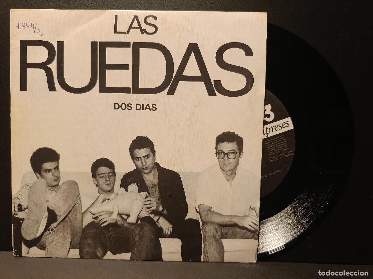 Discos de vinilo: las ruedas dos dias+1 promo single 1988 pepeto