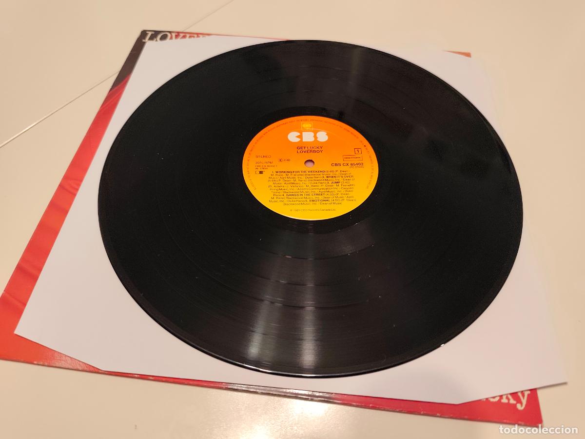 Discos de vinilo: Loverboy &ndash; Get Lucky- (1981) LP disco vinilo - Foto 4