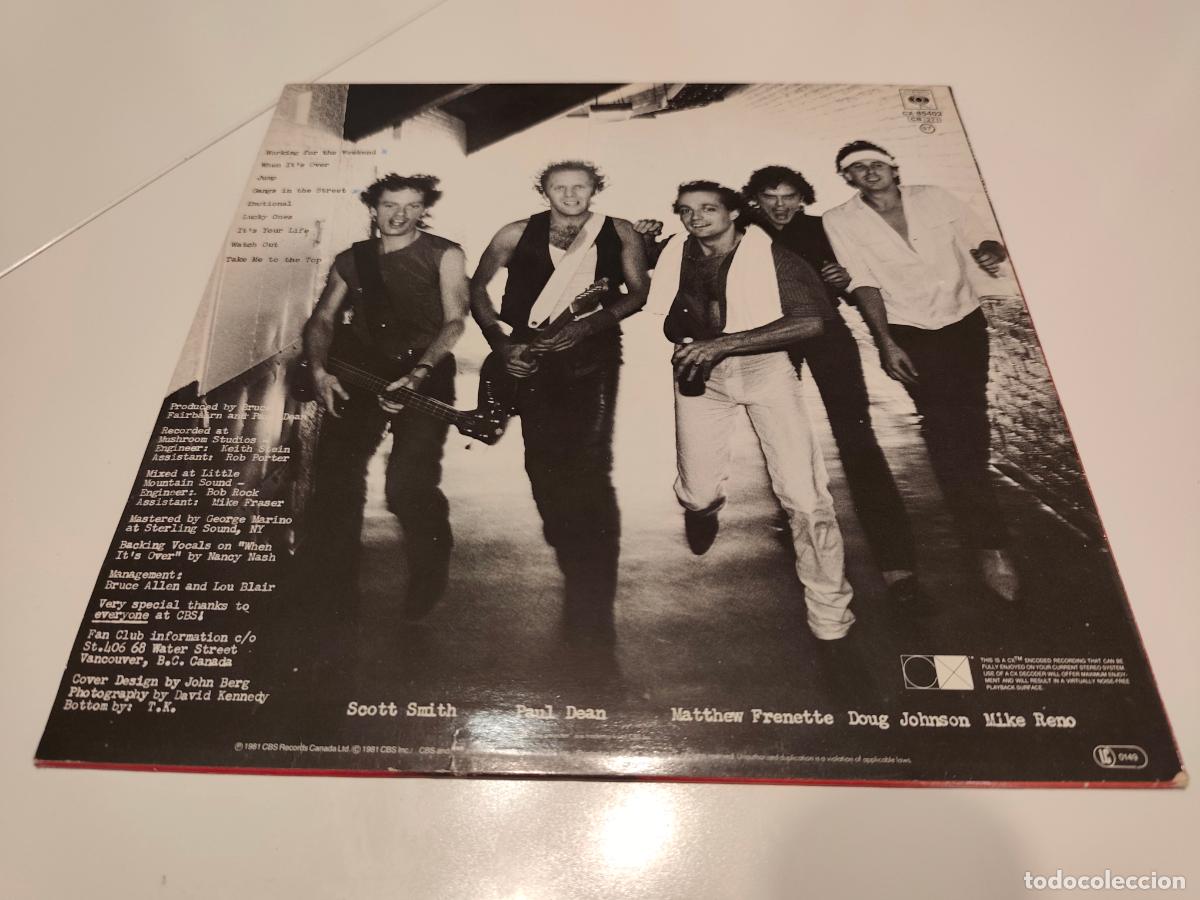 Discos de vinilo: Loverboy &ndash; Get Lucky- (1981) LP disco vinilo - Foto 7