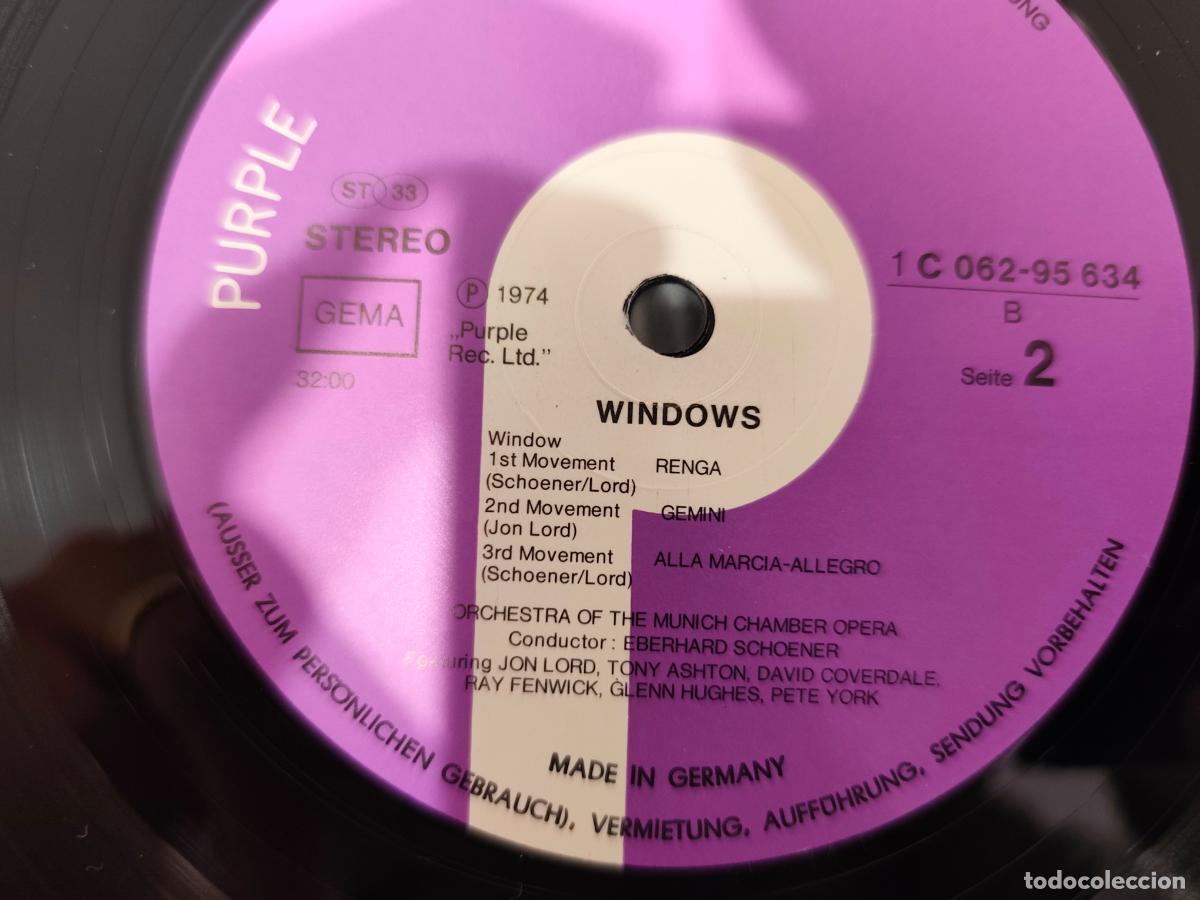 Discos de vinilo: Jon Lord &ndash; Windows- (1974) LP disco vinilo - Foto 3