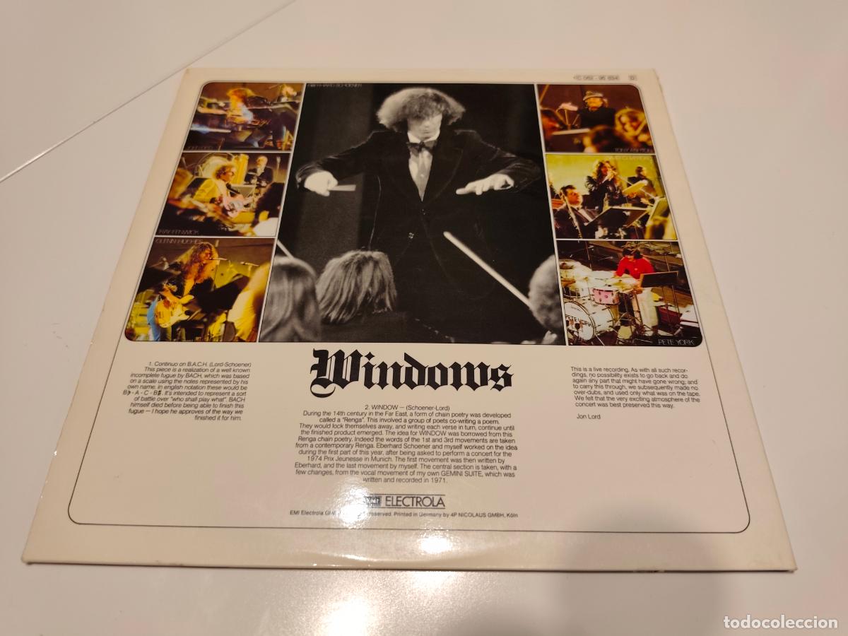 Discos de vinilo: Jon Lord &ndash; Windows- (1974) LP disco vinilo - Foto 8