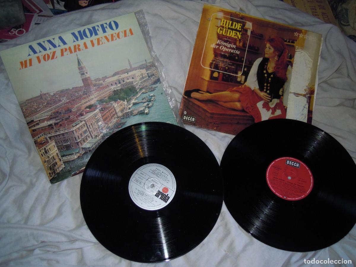 Discos de vinilo: 2 LP ANNA MOFFO MI VOZ PARA VENECIA, 1971 BEN&Eacute;FICO, HILDE G&Uuml;DEN, DECCA, &Oacute;PERA, RAREZAS