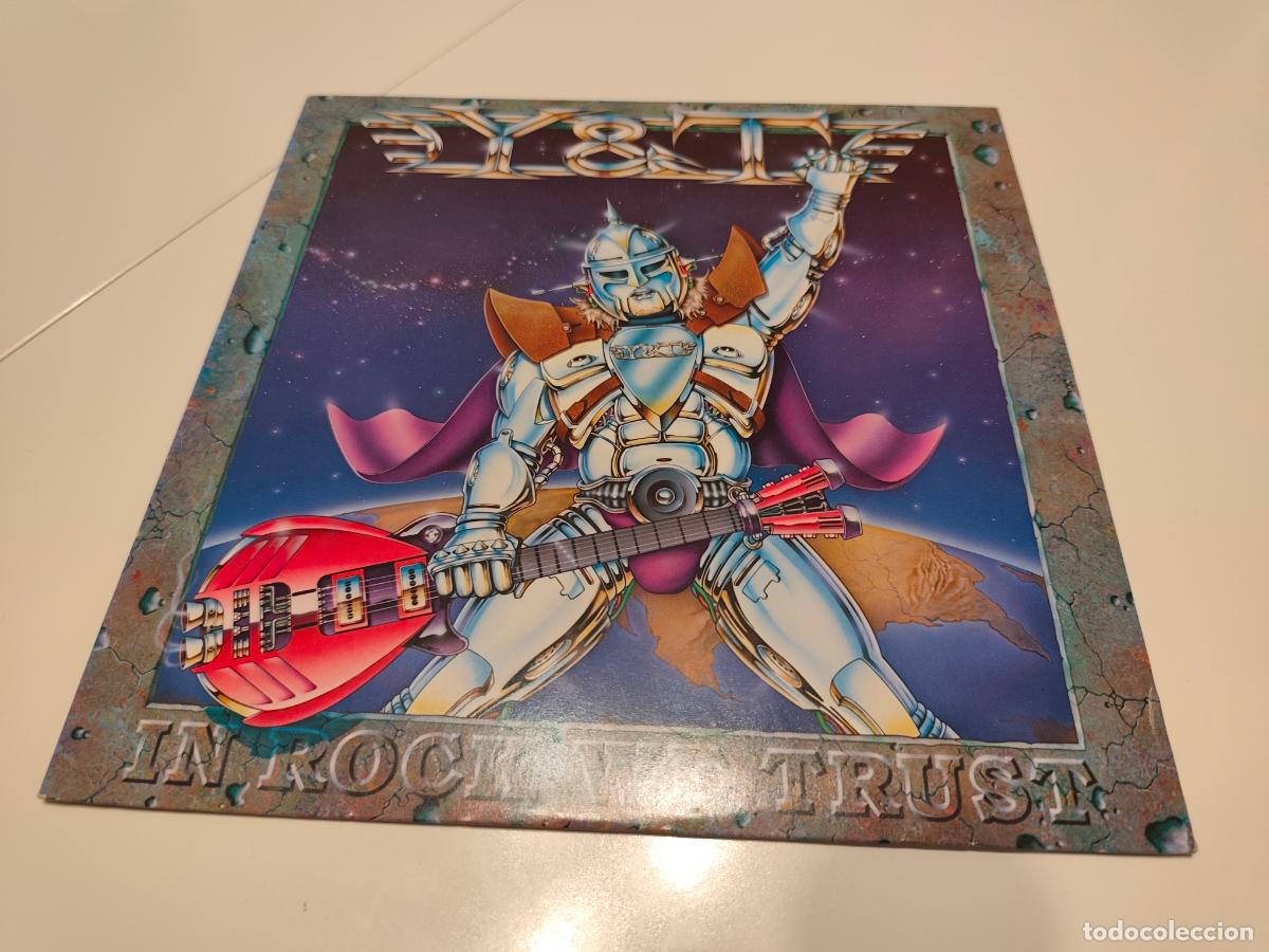 Discos de vinilo: Y & T &ndash; In Rock We Trust- (1984) LP disco vinilo