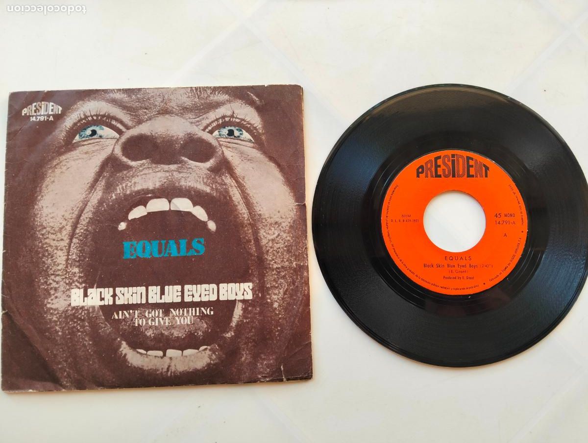 Discos de vinilo: EQUALS, BLACK SKIN BLUE EYED BOYS, EDITA PRESIDENT, A&Ntilde;O 1971