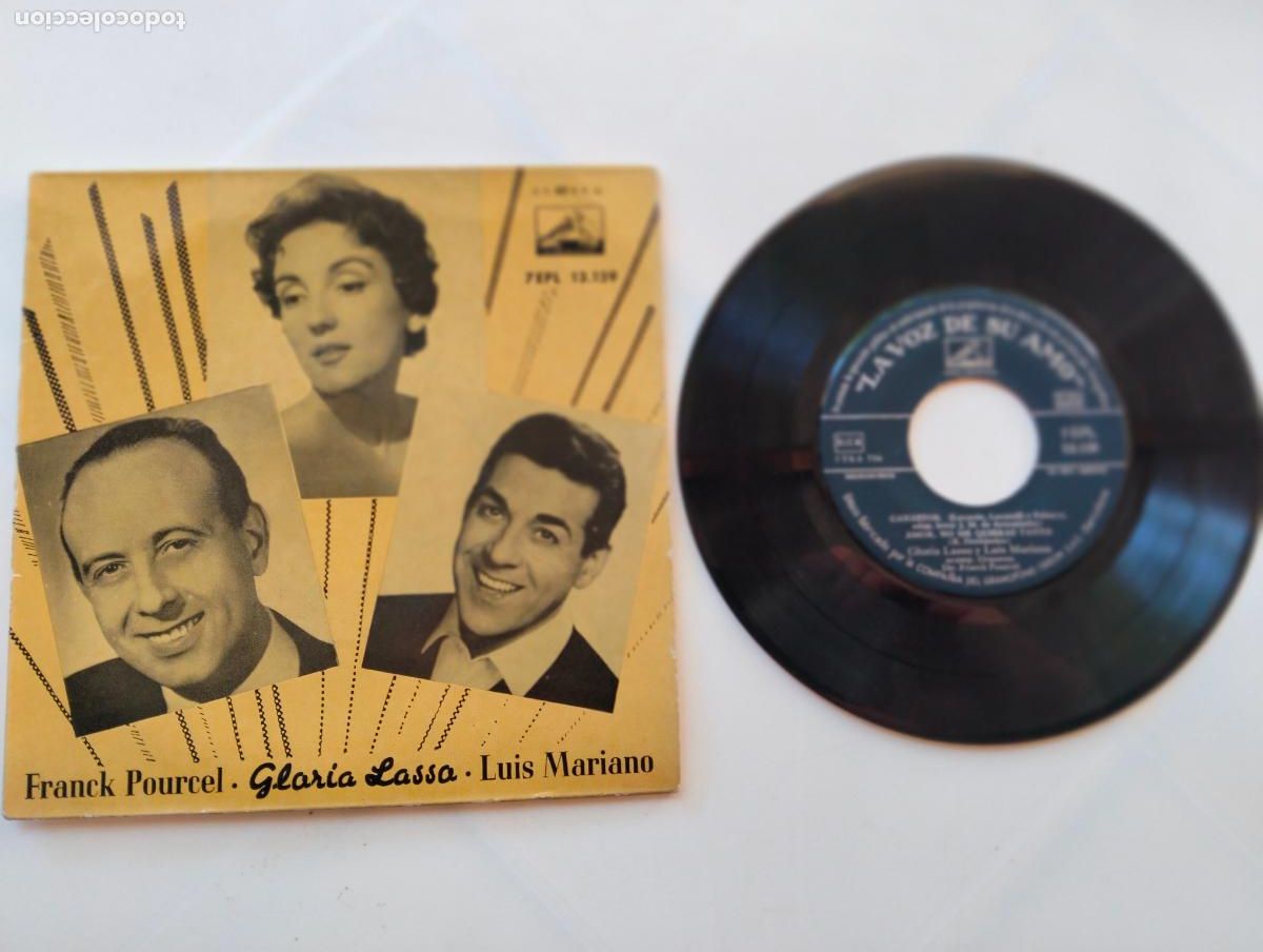 Discos de vinilo: GLORIA LASSO Y LUIS MARIANO, CANASTOS, EDITA LA VOZ DE SU AMO, A&Ntilde;OS 60
