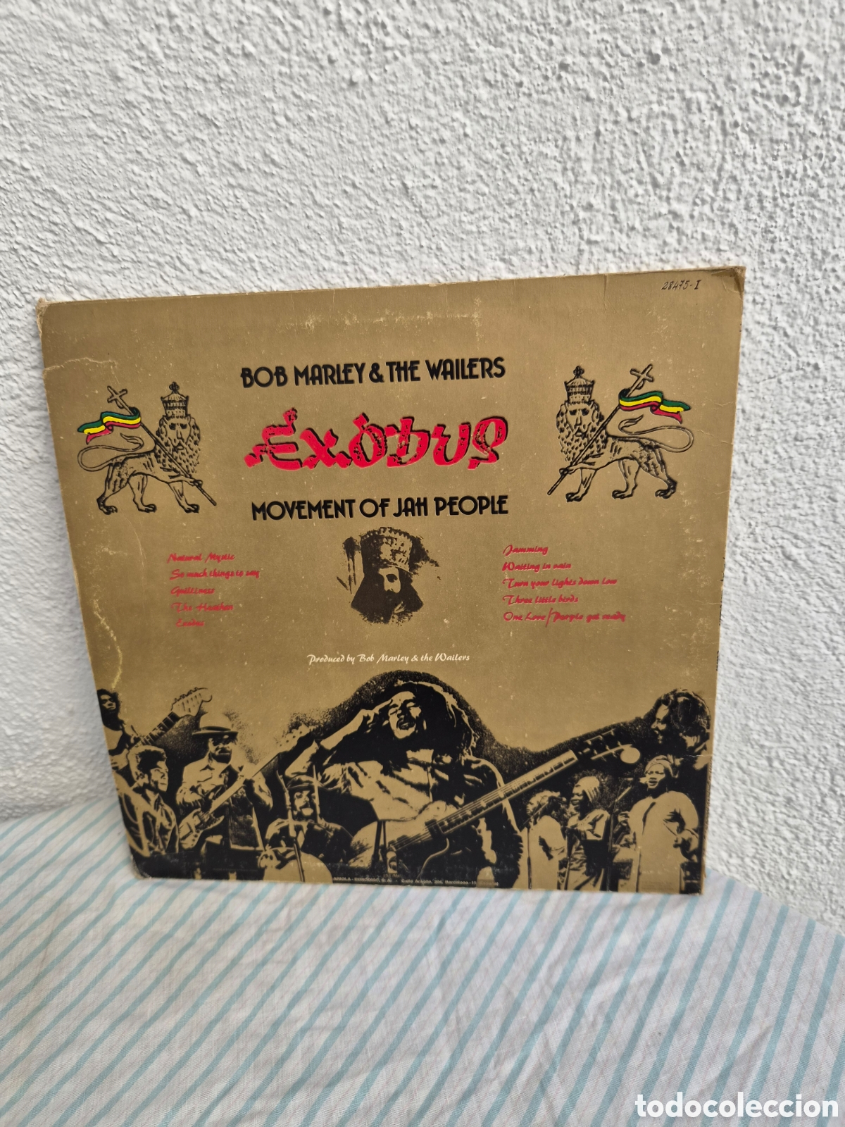 Discos de vinilo: ANTIGUO LP BOB MARLEY EXODUS ORIGINAL - Foto 2