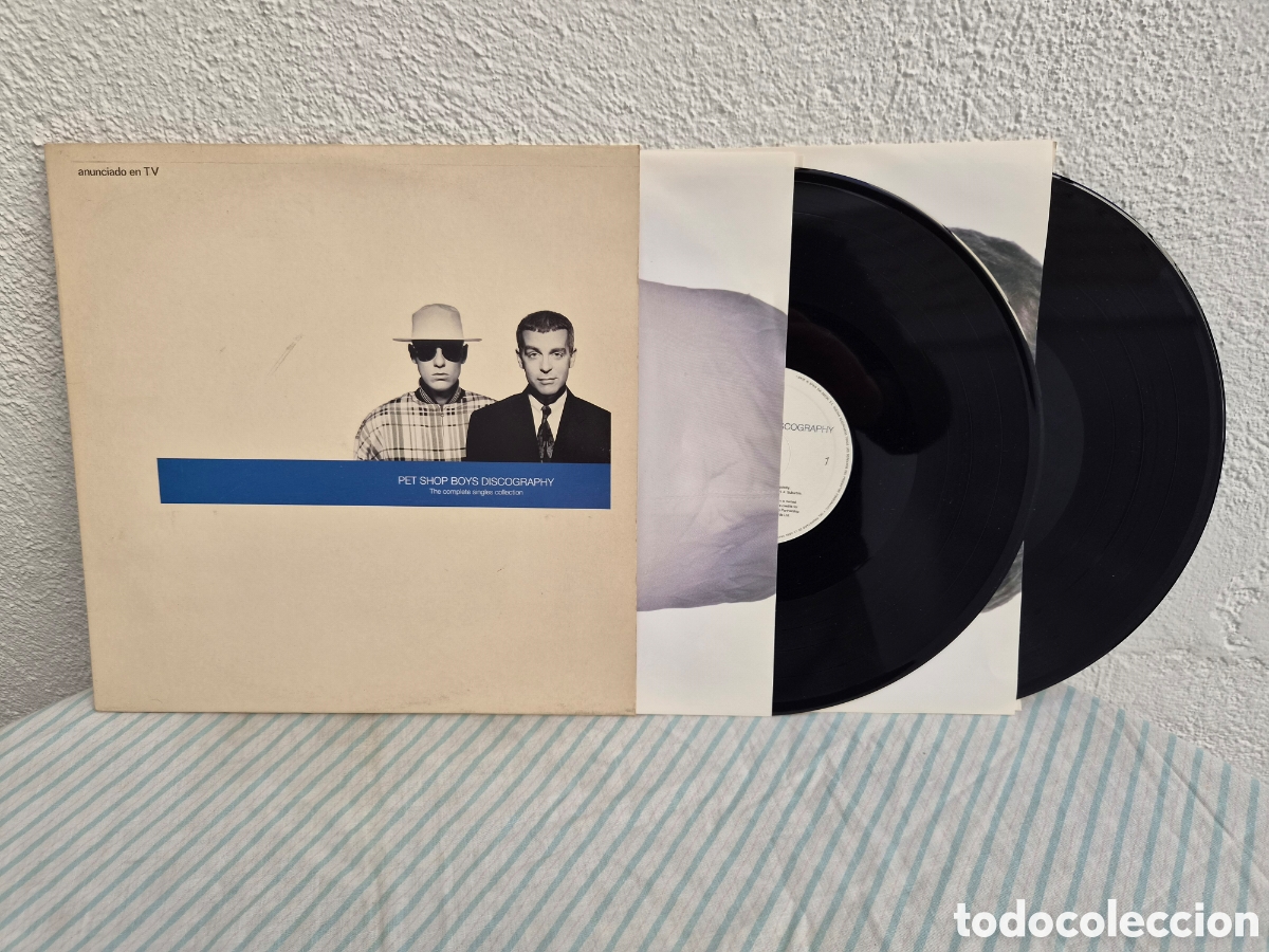 Discos de vinilo: ANTIGUO LP PET SHOP BOYS DISCOGRAPHY ORIGINAL