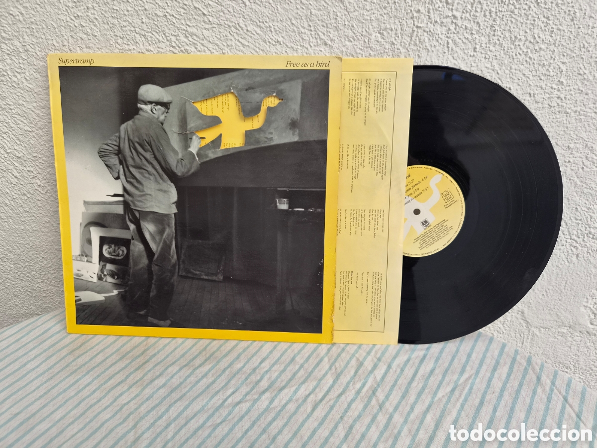 Discos de vinilo: ANTIGUO LP SUPERTRAMP FREE AS A BIRD ORIGINAL