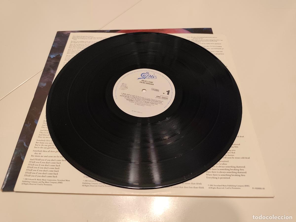 Discos de vinilo: Meat Loaf &lrm;&ndash; Dead Ringer- (1985) LP disco vinilo - Foto 4