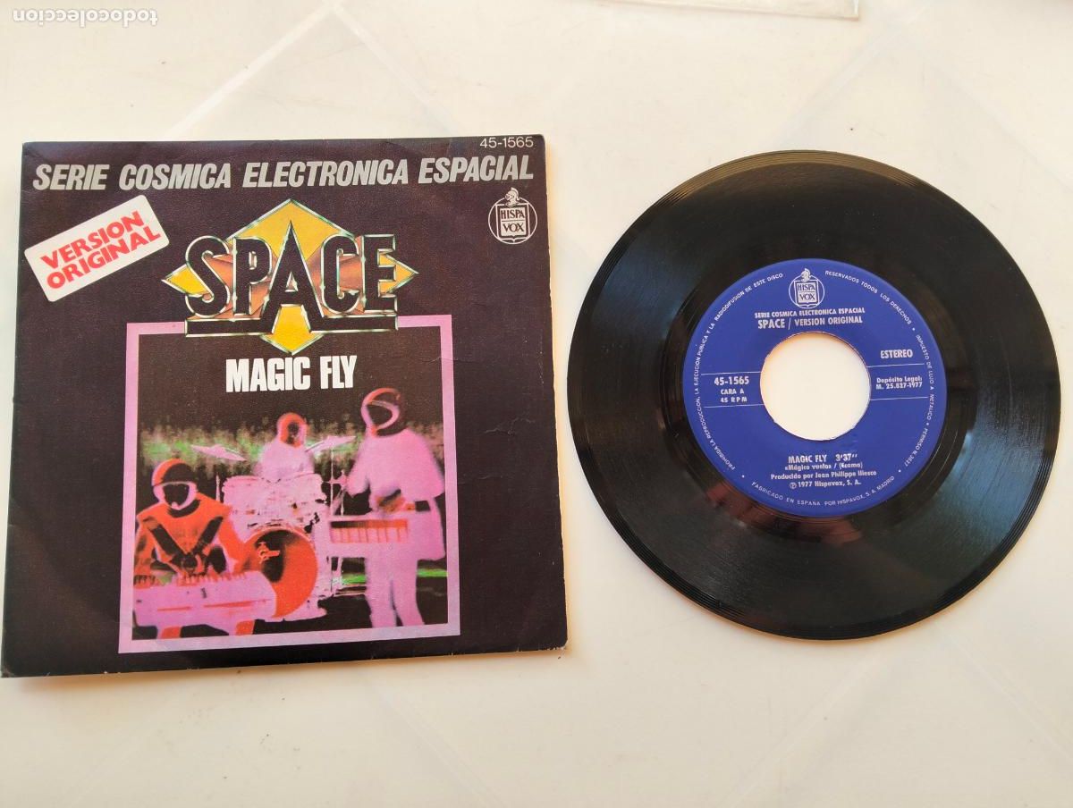 Discos de vinilo: SERIE COSMICA ELECTRONICA ESPACIAL, SPACE, MAGIC FLY, EDITA HISPAVOX, A&Ntilde;O 1977
