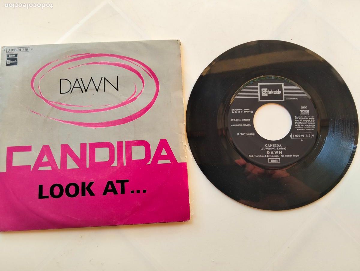 Discos de vinilo: DAWN, CANDIDA, EDITA EMI, A&Ntilde;O 1970