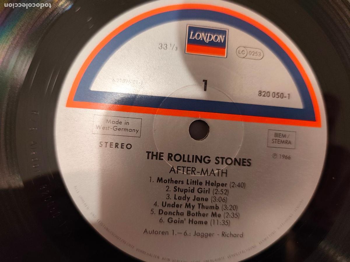 Discos de vinilo: The Rolling Stones &ndash; After-Math- (1985) LP disco vinilo - Foto 2