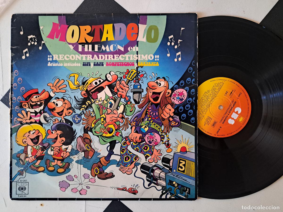 Discos de vinilo: Lp Mortadelo y Filem&oacute;n en Recontradirect&iacute;simo - Personajes Ib&aacute;&ntilde;ez Zipi VG / VG+ 1975