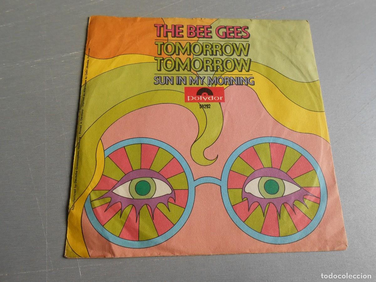 Discos de vinilo: BEE GEES, SG, TOMORROW, TOMORROW + 1, A&Ntilde;O 1969, POLYDOR, 59.292 MADE IN GERMANY