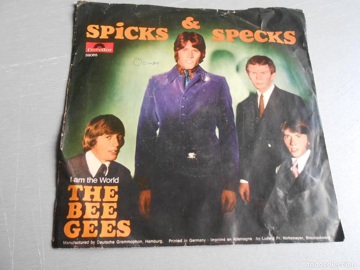 Discos de vinilo: BEE GEES, THE, SG, SPICKS & SPECKS + 1, A&Ntilde;O 1967, POLYDOR, 59.065 MADE IN GERMANY