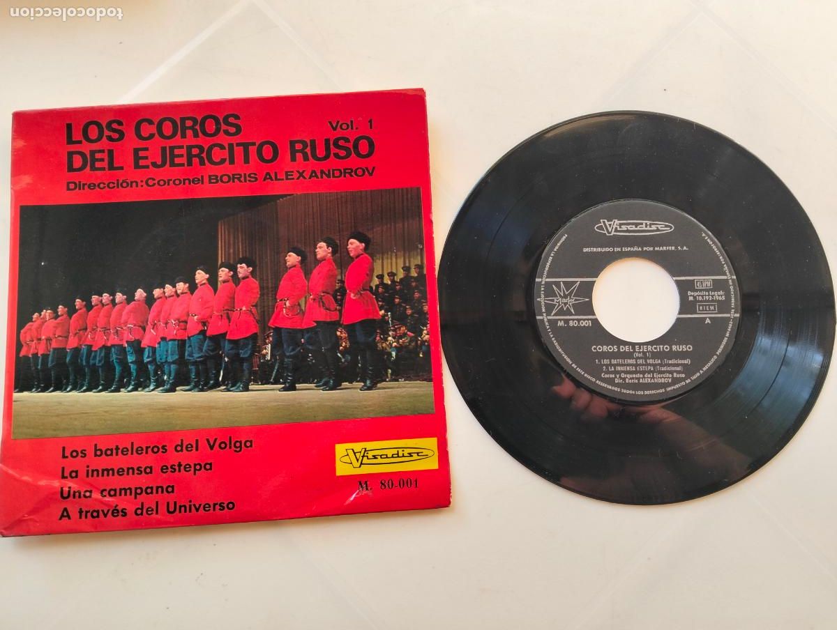 Discos de vinilo: LOS COROS DEL EJERCITO RUSO, EDITA VISADISC