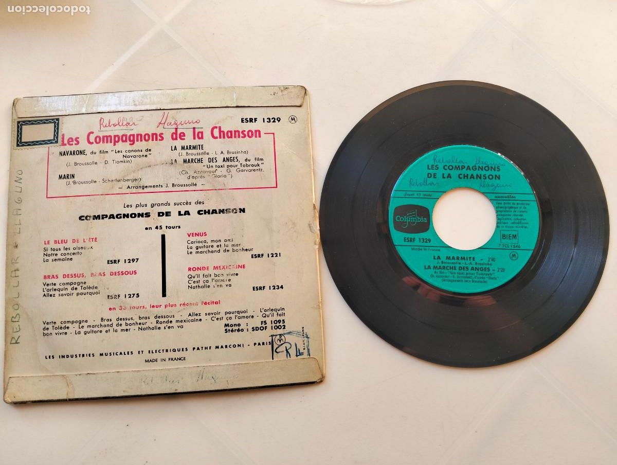 Discos de vinilo: LES COMPAGNONS DE LA CHANSON, EDITA COLUMBIA - Foto 2
