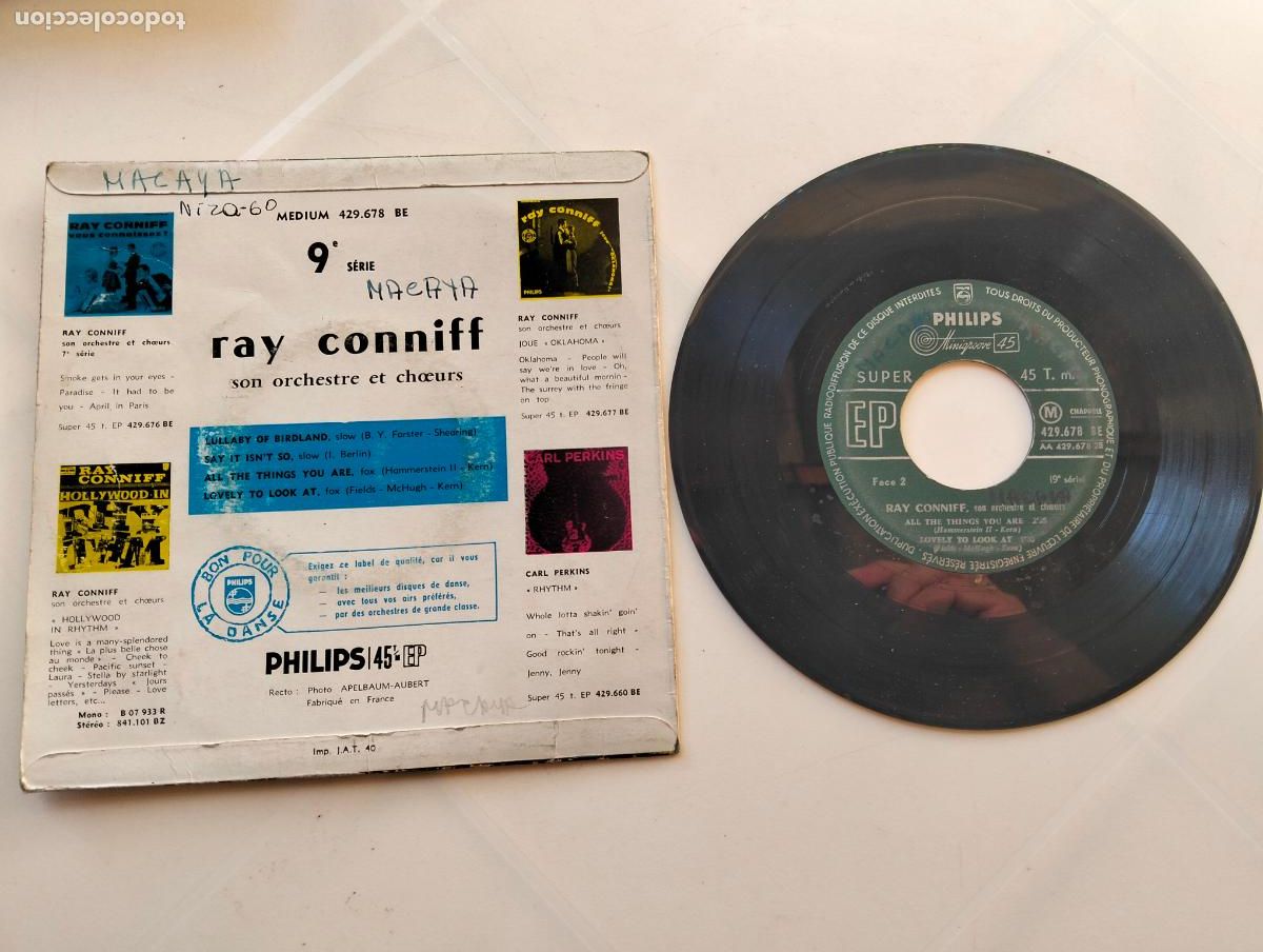 Discos de vinilo: RAY CONNIFF Y SU ORQUESTA, EDITA PHILIPS - Foto 2