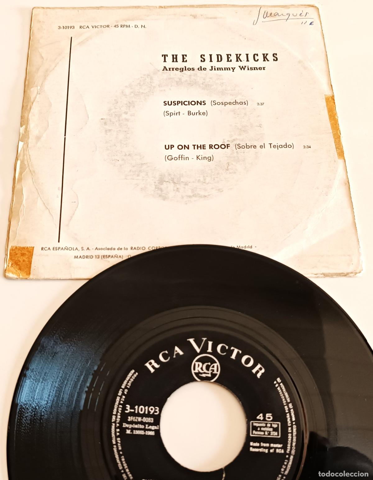 Discos de vinilo: THE SIDEKICKS - SUSPICIONS RCA VICTOR - 1966 - Foto 2