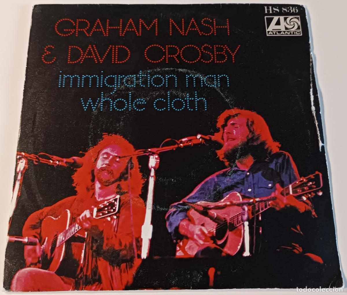 Discos de vinilo: GRAHAM NASH & DAVID CROSBY - IMMIGRATION MAN ATLANTIC - 1972